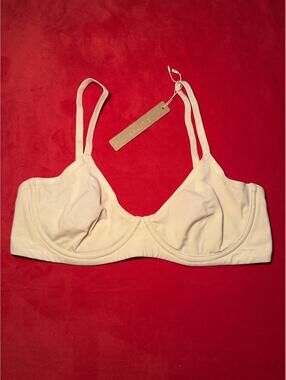 Skims Fits Everybody Unlined Demi Bra Color Sand Size 34C